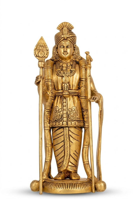 Alangara Murugan Idol – Premium Decorative Murugan Statue for Home & Pooja