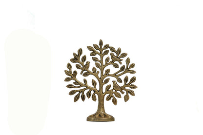 Handcrafted Brass Kalpavriksha Tree with Birds – Vastu & Home Decor