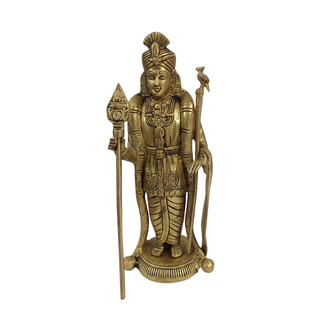 Alangara Murugan Idol – Premium Decorative Murugan Statue for Home & Pooja