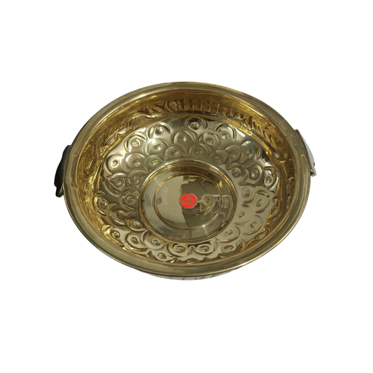 Handcrafted Brass Urli – 10.5 Inch Elegant Home Decor Centerpiece