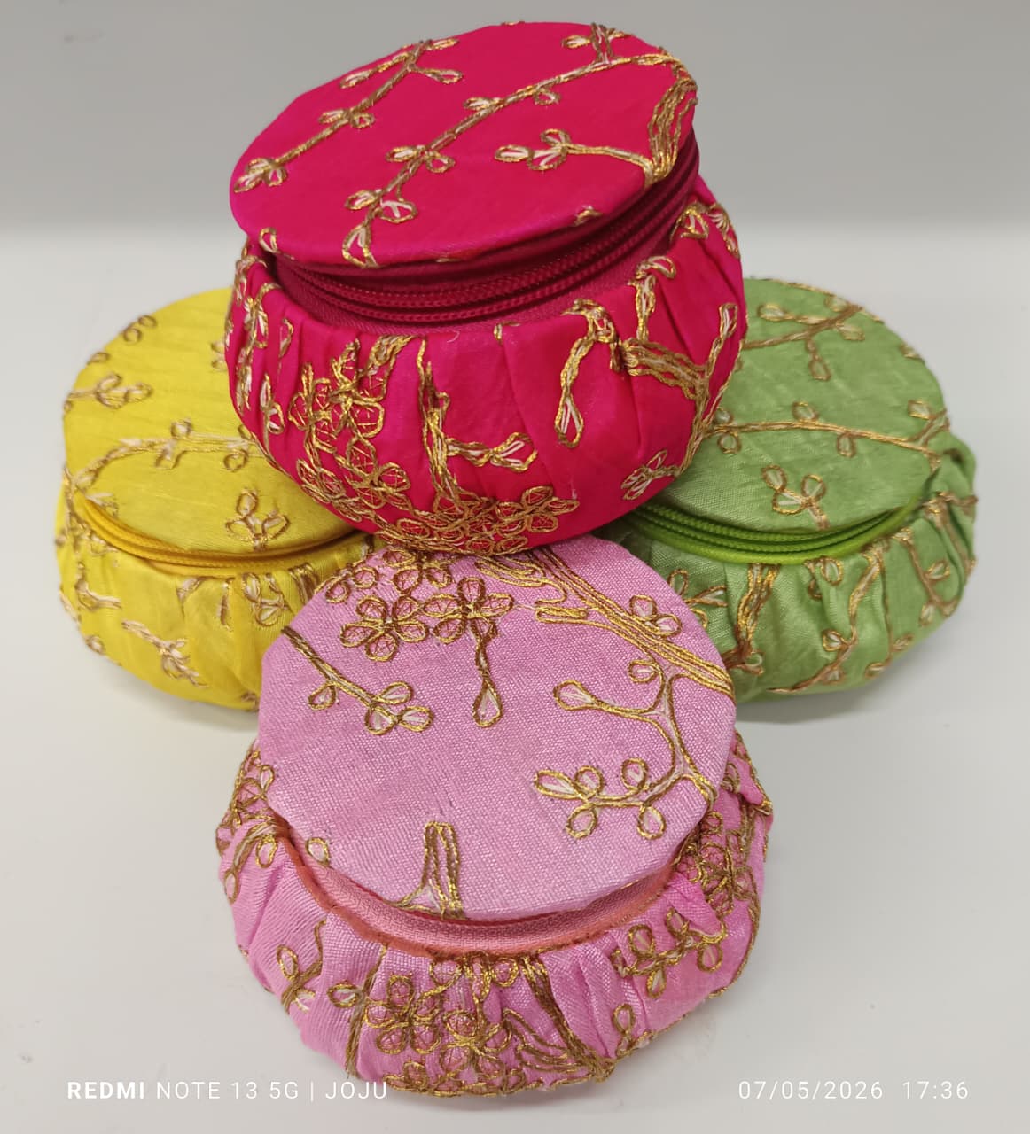 EMBROIDERY BANGLE POUCH