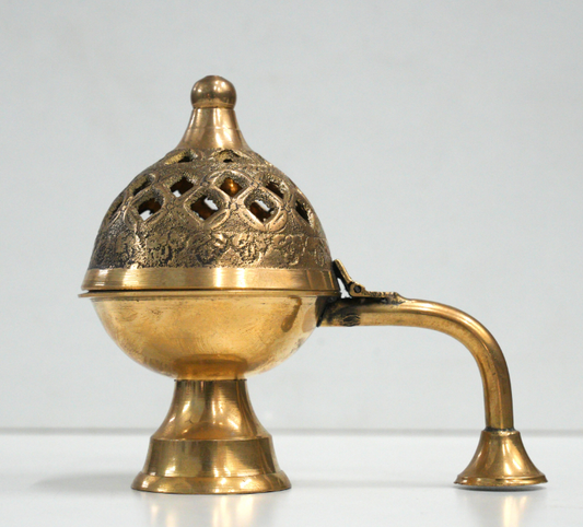 Premium Brass Dhoop Holder – Incense Holder for Pooja