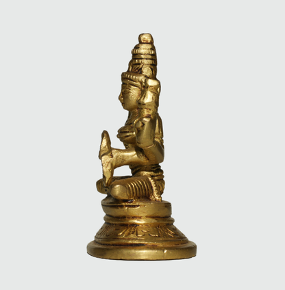 Brass Mahalakshmi Idol – Divine Wealth & Prosperity Statue