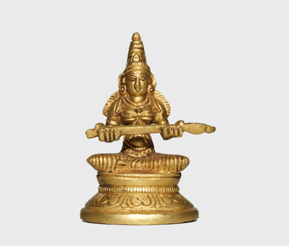 Handcrafted Brass Annapoorani Amman Idol – Goddess of Food & Prosperity